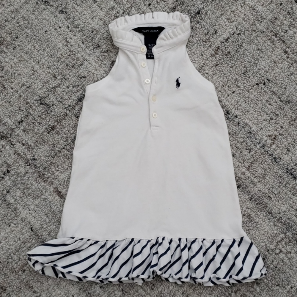 Ralph Lauren Girls Sleeveless Polo Dress